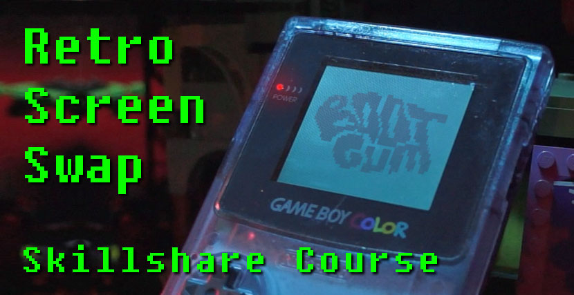 Game Boy Screen Swap Effect