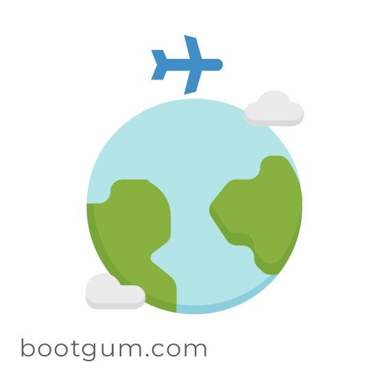 Animated GIF 20 – Travel the Globe – Bootgum