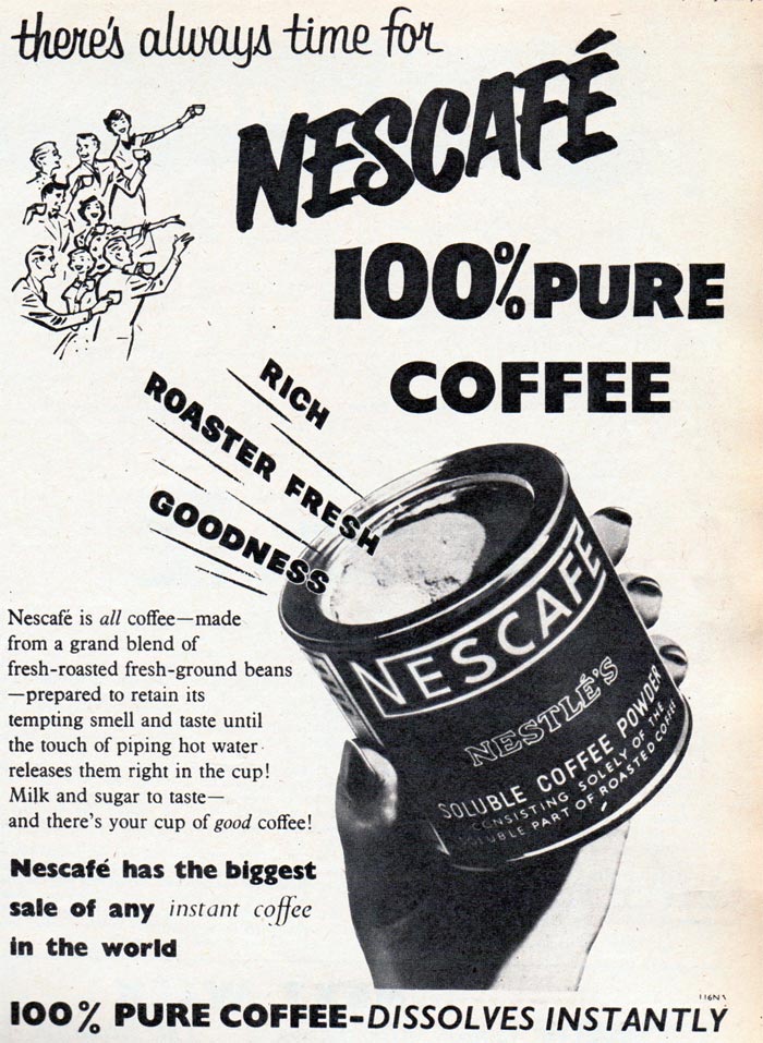 Nescafe Marketing History Instant Coffee